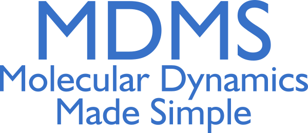 MDMS: Molecular Dynamics Made Simple