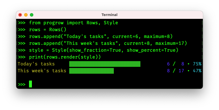 progrow example