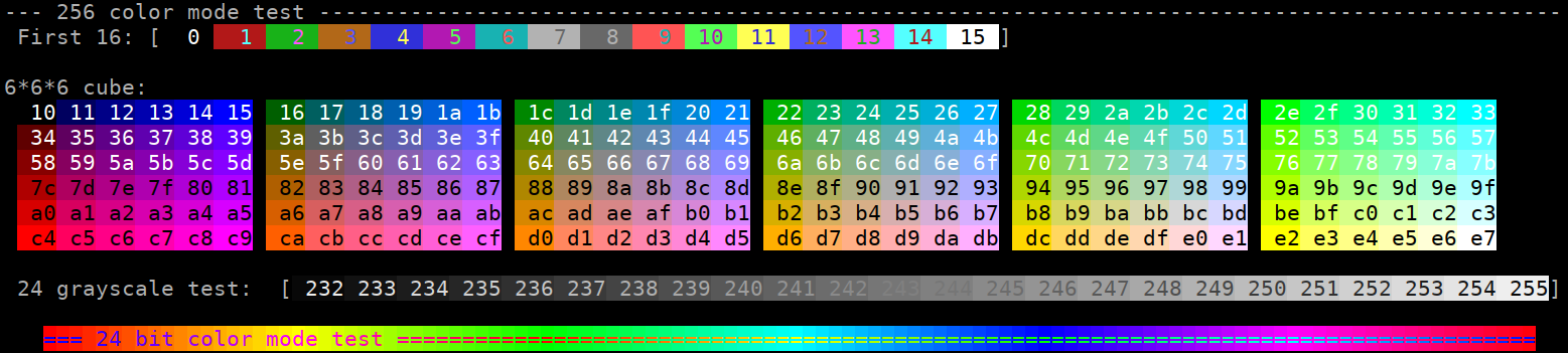 python color codes