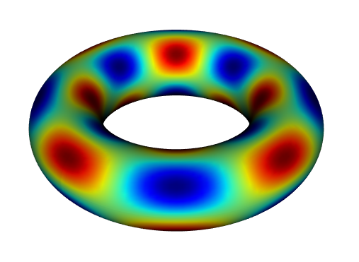 Solution of Poisson's equation on the surface of a torus